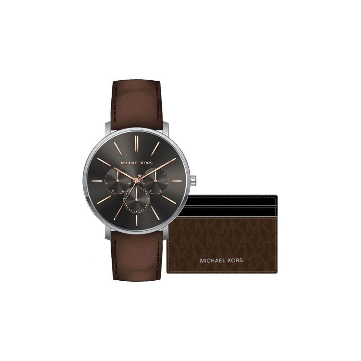 Michael Kors Mk8843 Men’s Watch 42mm Brown Gift Set